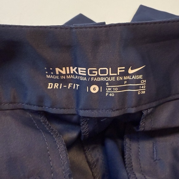 Nike Golf Women Size 6 Blue Straight Pants Dri-Fit UV Stretch 256859-410 NWT $80 - Picture 13 of 16